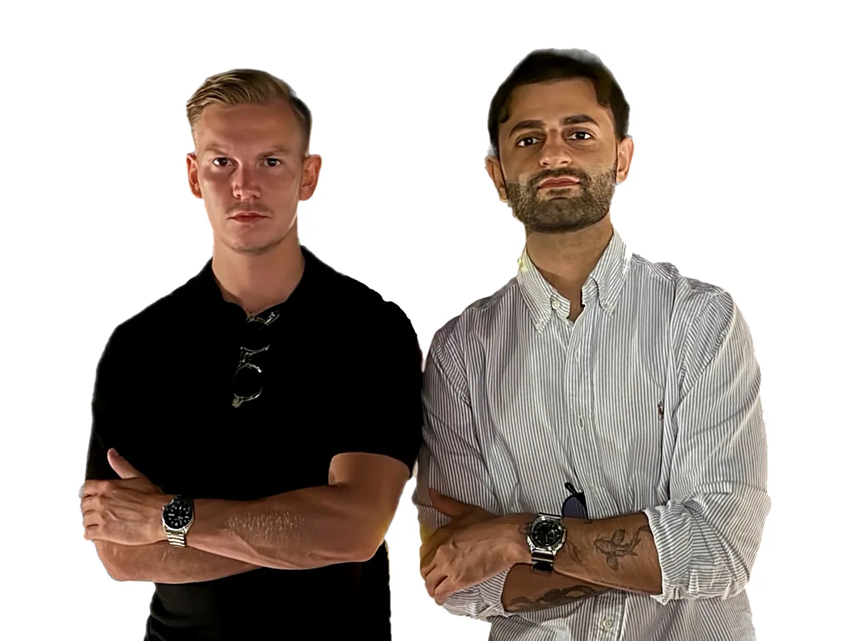 Max Erikstedt and Vishal Vyas, co-founders of Newlead